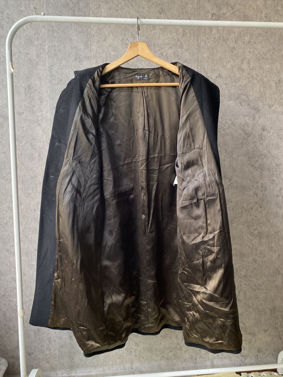 Japanese Brand × agnes b. Agnes.B Lambswool Angora Doublure Lining Coat Size US S / EU 44-46 / 1 - 8 Thumbnail