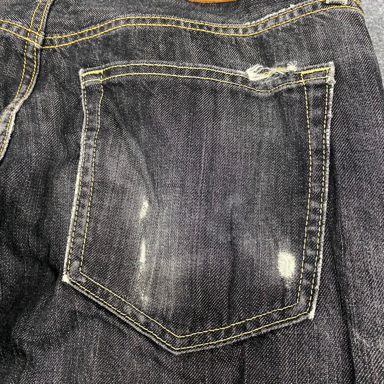 Japanese Brand 💥Best Offer💥Vintage Uniqlo Jeans Distressed Denim Size US 35 - 13 Thumbnail