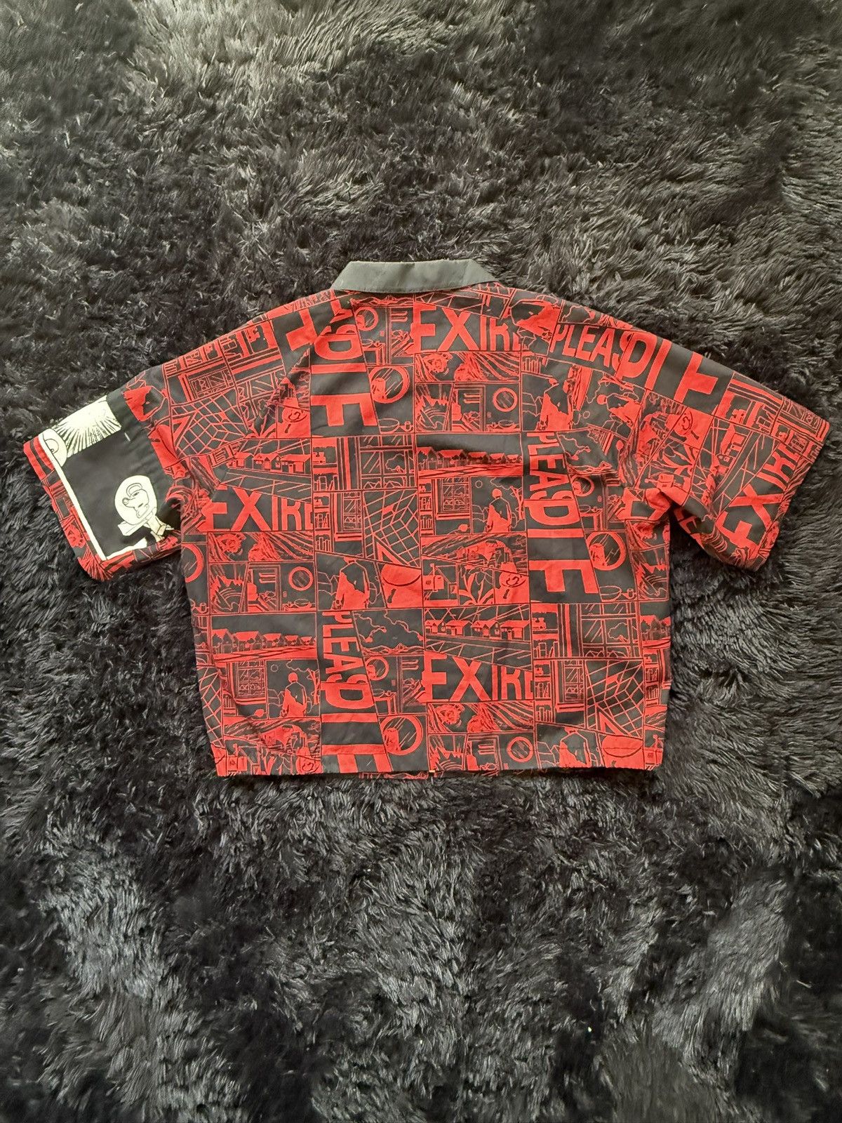 Prada Comic Zip Up Shirt Spring 2018 Size US L / EU 52-54 / 3 - 4 Thumbnail
