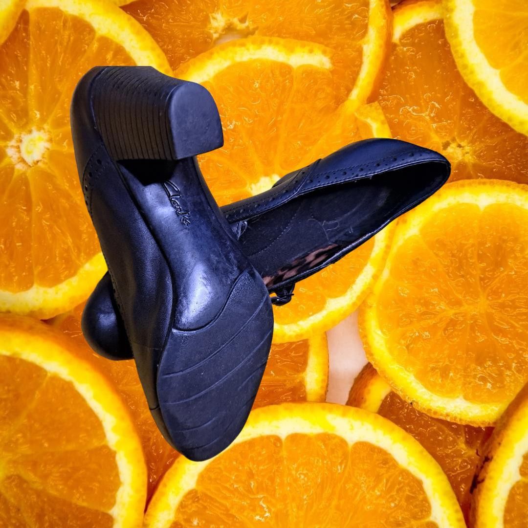 Clarks Clark Black High Heel Shoes with Strap Size 8.5M Size US 8.5 / IT 38.5 - 5 Thumbnail