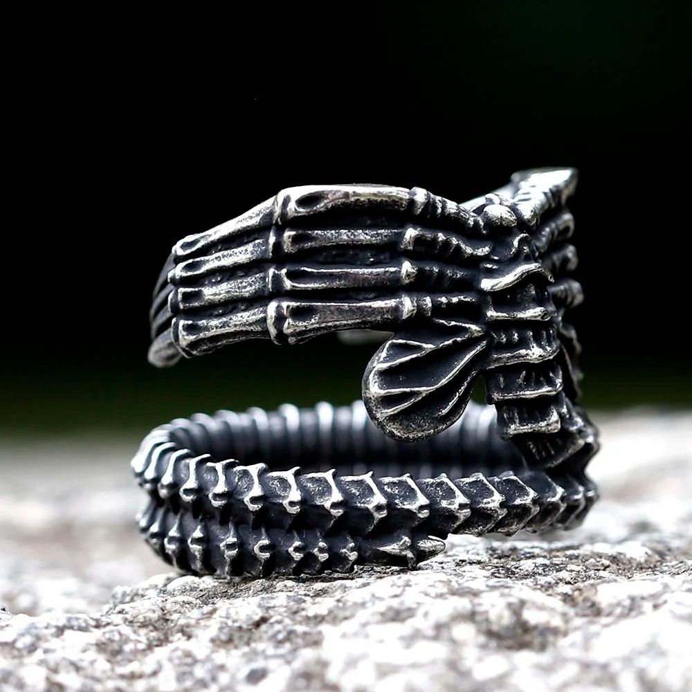 Jewelry Alien Ring Streetwear Jewelry Fashion Gift Size ONE SIZE - 7 Thumbnail