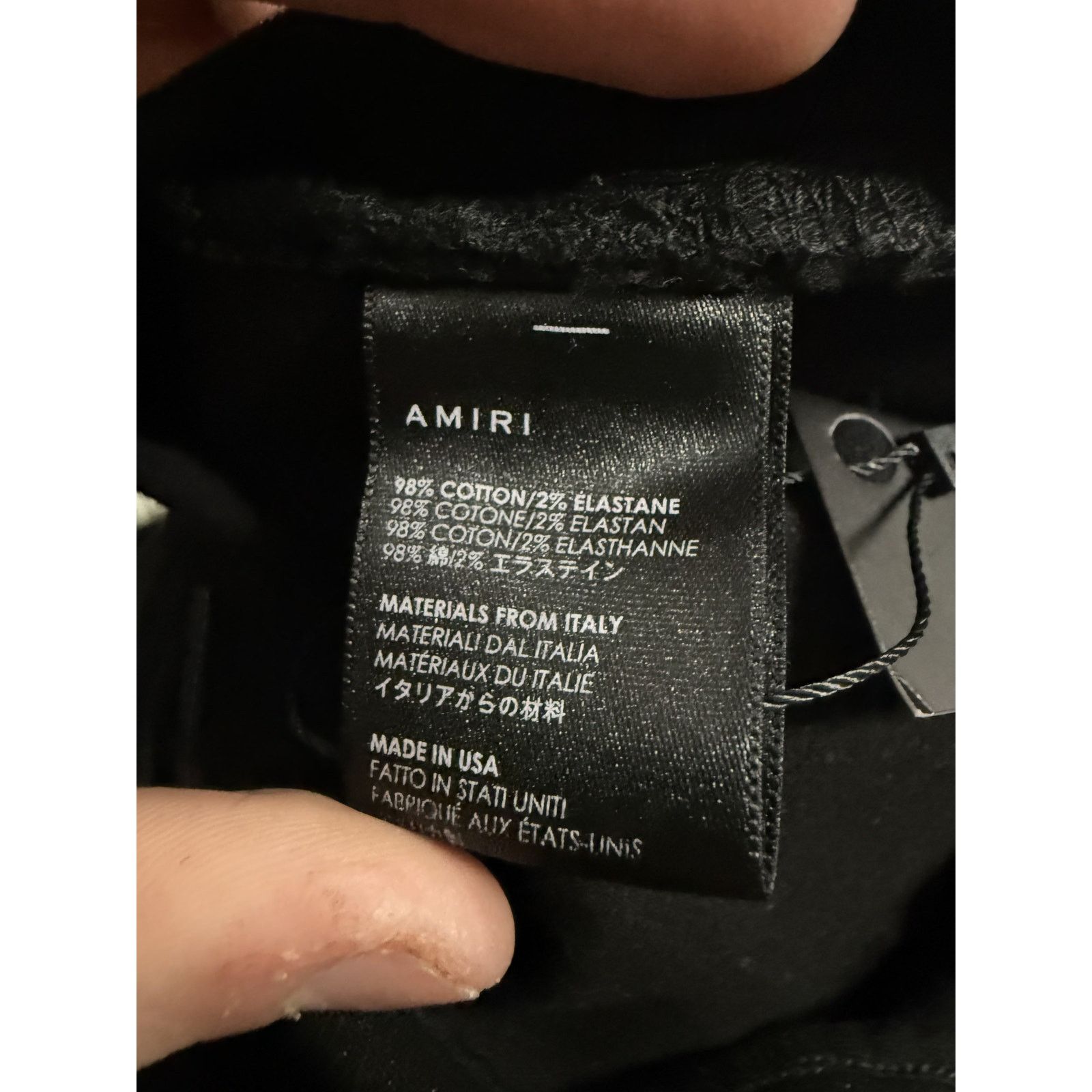 Amiri Amiri Jeans Black White Stripe Used 34 Size US 34 / EU 50 - 4 Thumbnail