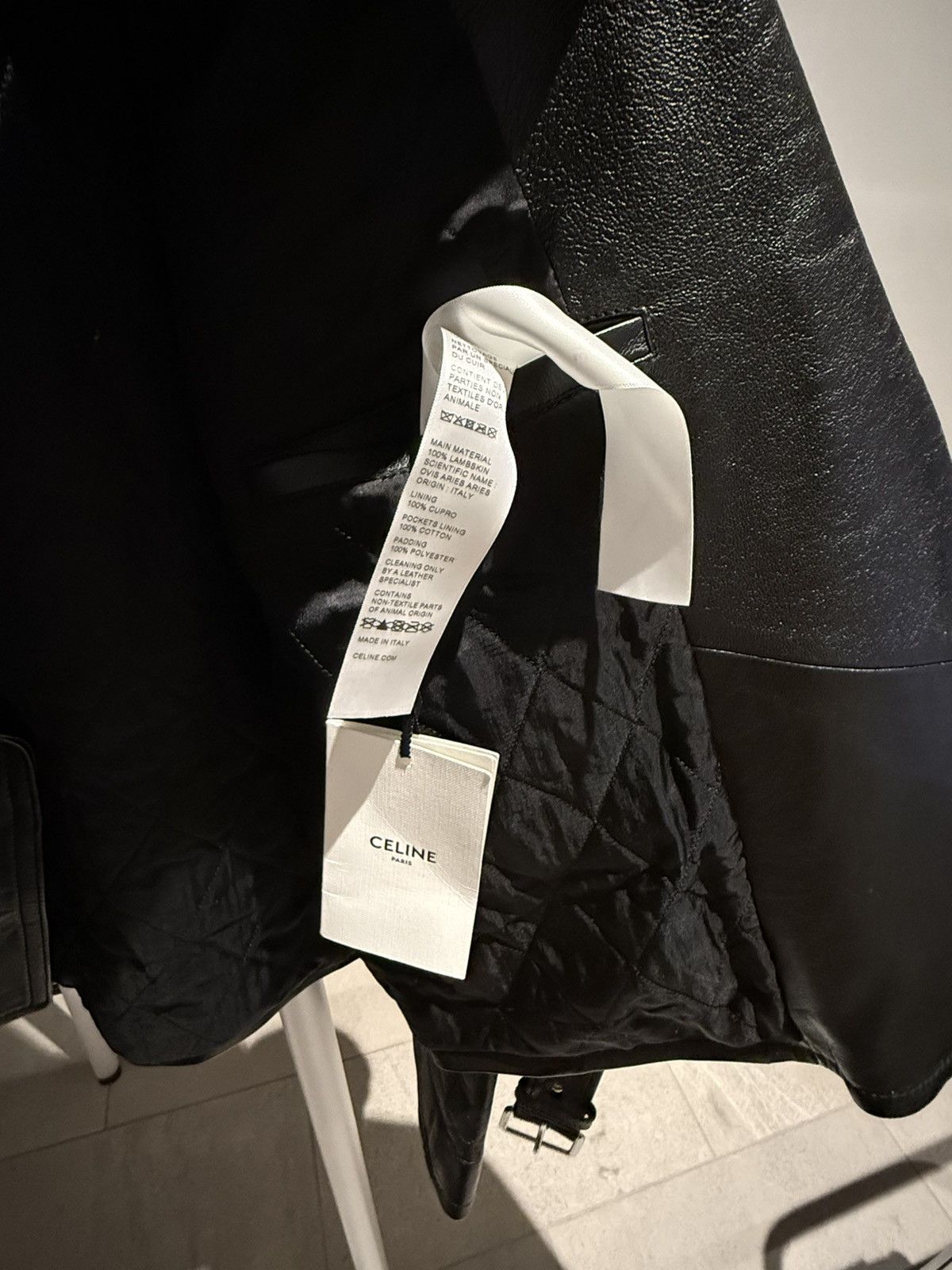 Celine Celine Biker Double Leather Jacket Size US M / EU 48-50 / 2 - 3 Thumbnail