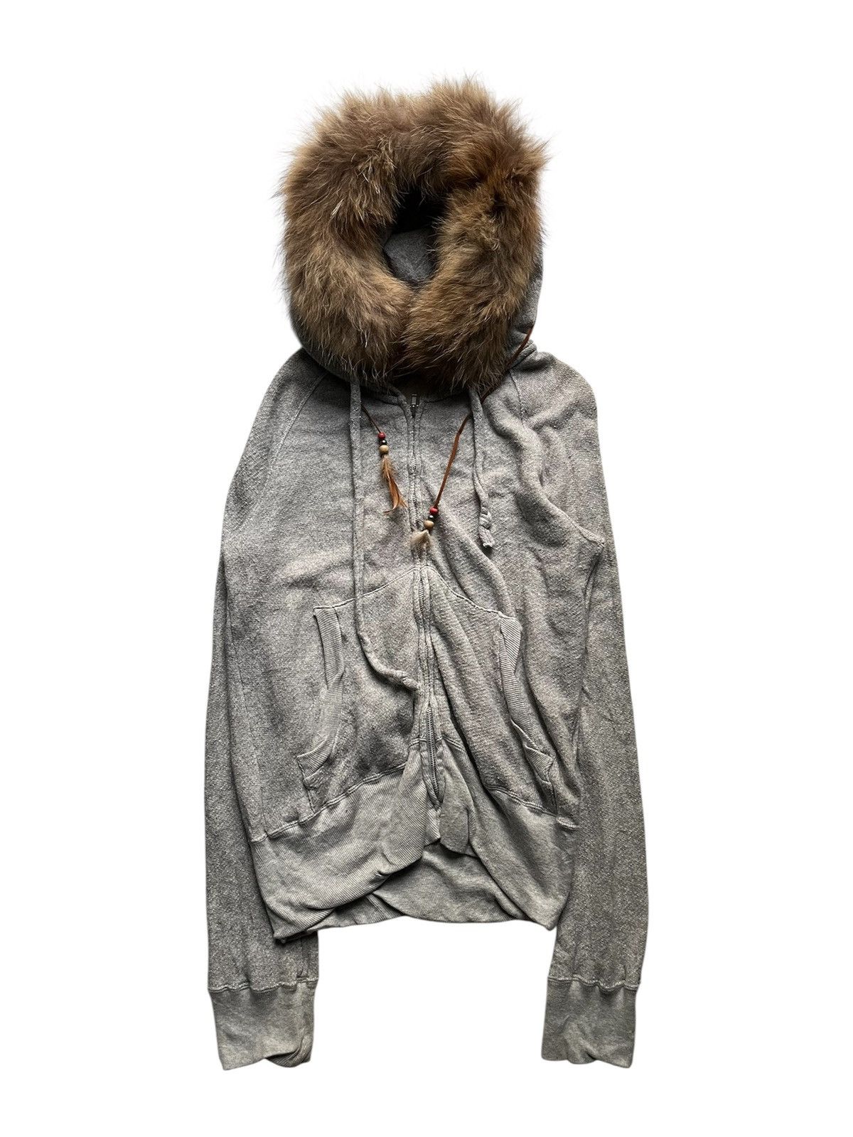 5351 POUR LES HOMMES Japanese 12lbs faux fur hoodie Size US XS / EU 42 / 0 - 1 Thumbnail