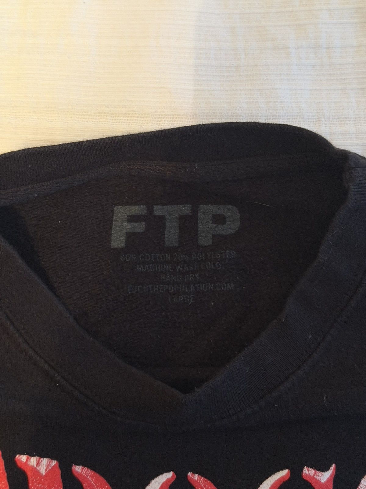 Fuck The Population FTP FTPOSSEE Black Crewneck Sweatshirt Size US L / EU 52-54 / 3 - 3 Thumbnail