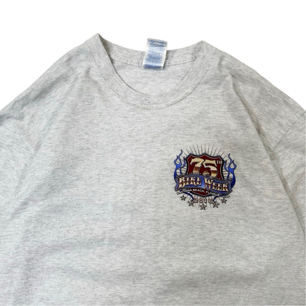 Vintage 2016 Daytona Beach Florida Bike Week Graphic T Shirt Size US L / EU 52-54 / 3 - 2 Thumbnail