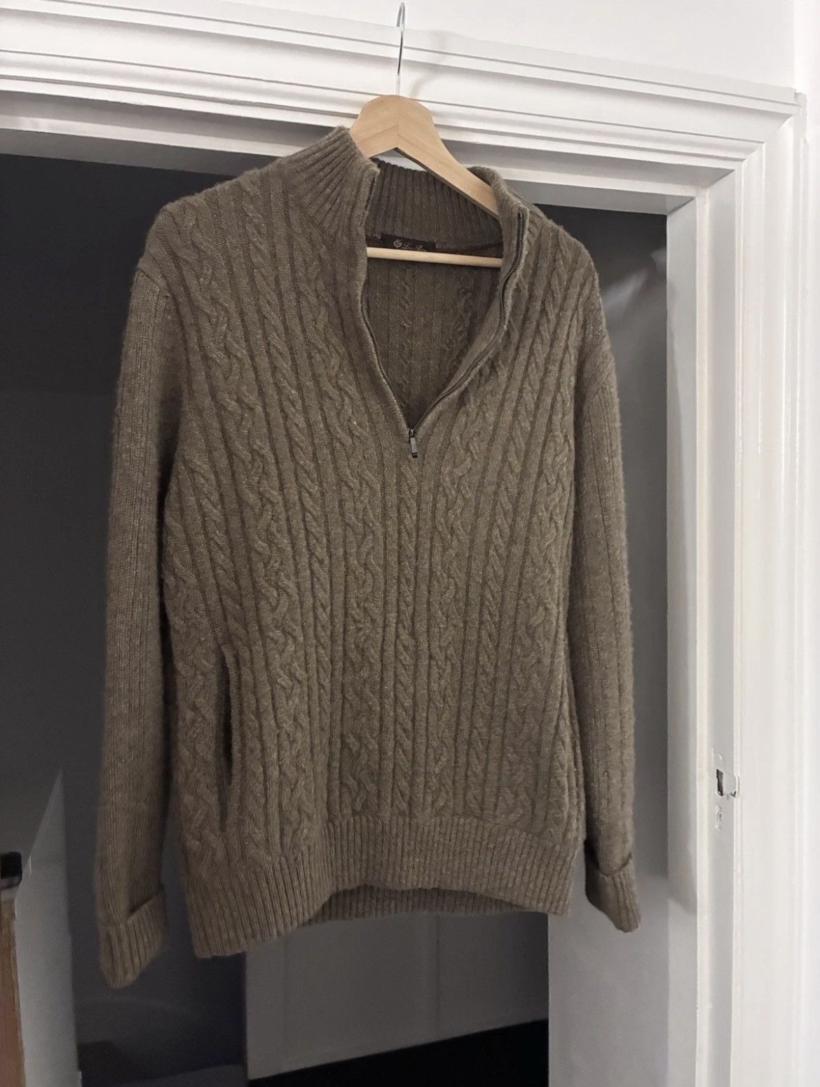 Loro Piana Loro piana baby cashmere quarter zip with pockets size 48/M Size US M / EU 48-50 / 2 - 1 Thumbnail