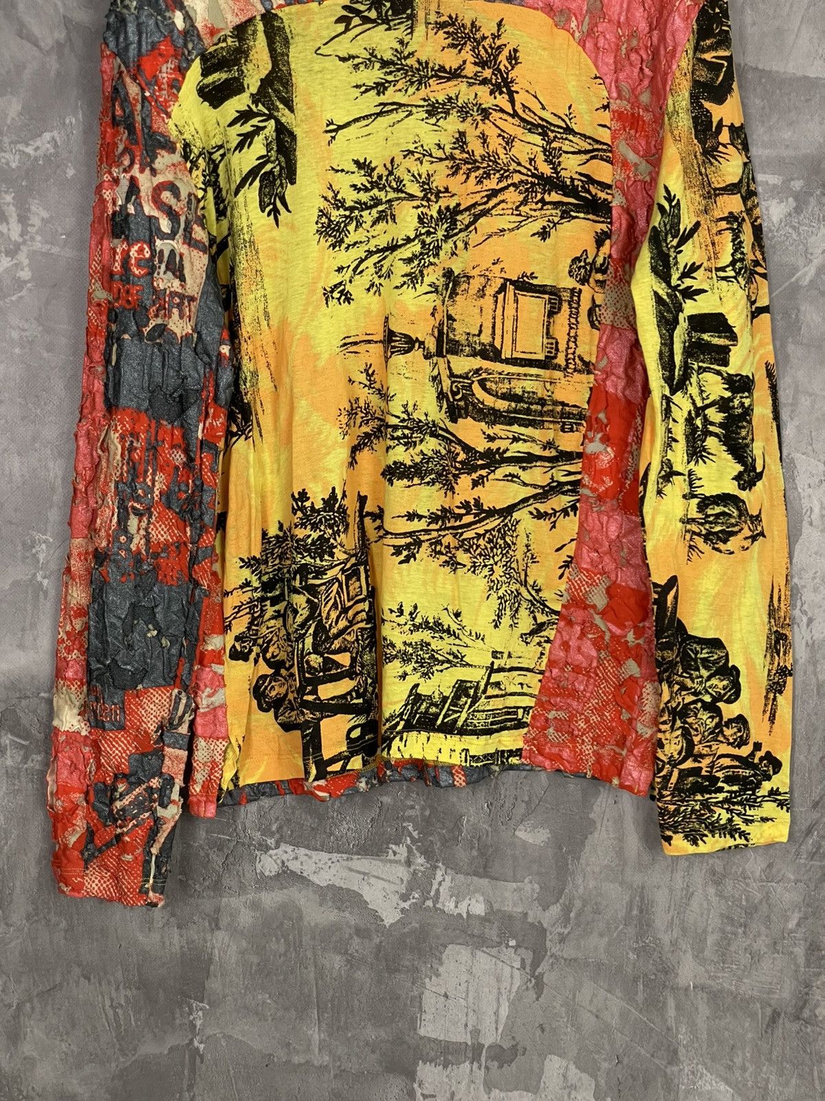 Custo Barcelona × Vintage VINTAGE Y2K CUSTO BARCELONA LONGSLEEVE PRINTED TOP Size M / US 6-8 / IT 42-44 - 10 Thumbnail