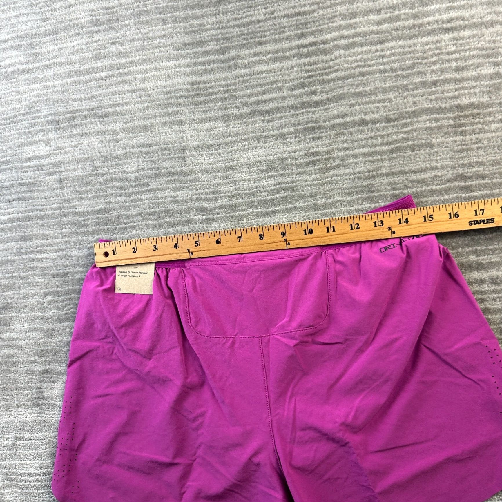 Nike Nike Aeroswift Shorts Mens Medium Purple 4" Running Dri Fit ADV Racing Size US 31 - 6 Thumbnail
