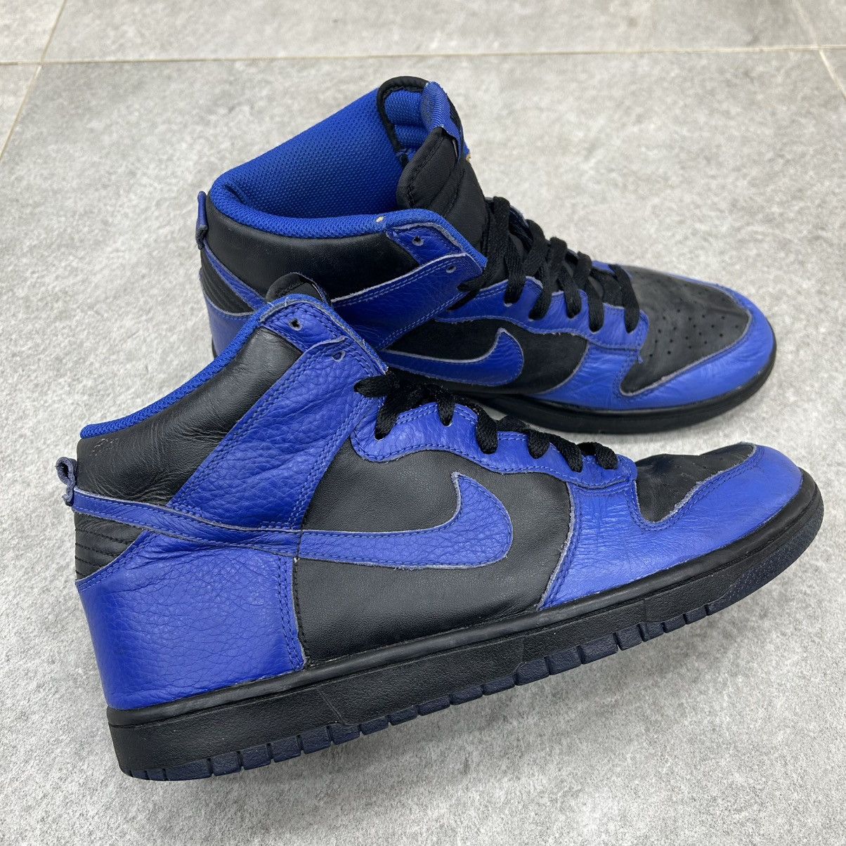 Nike SB NIKE SB DUNK High VINTAGE 00s Black Leather Size US 10.5 / EU 43-44 - 13 Thumbnail