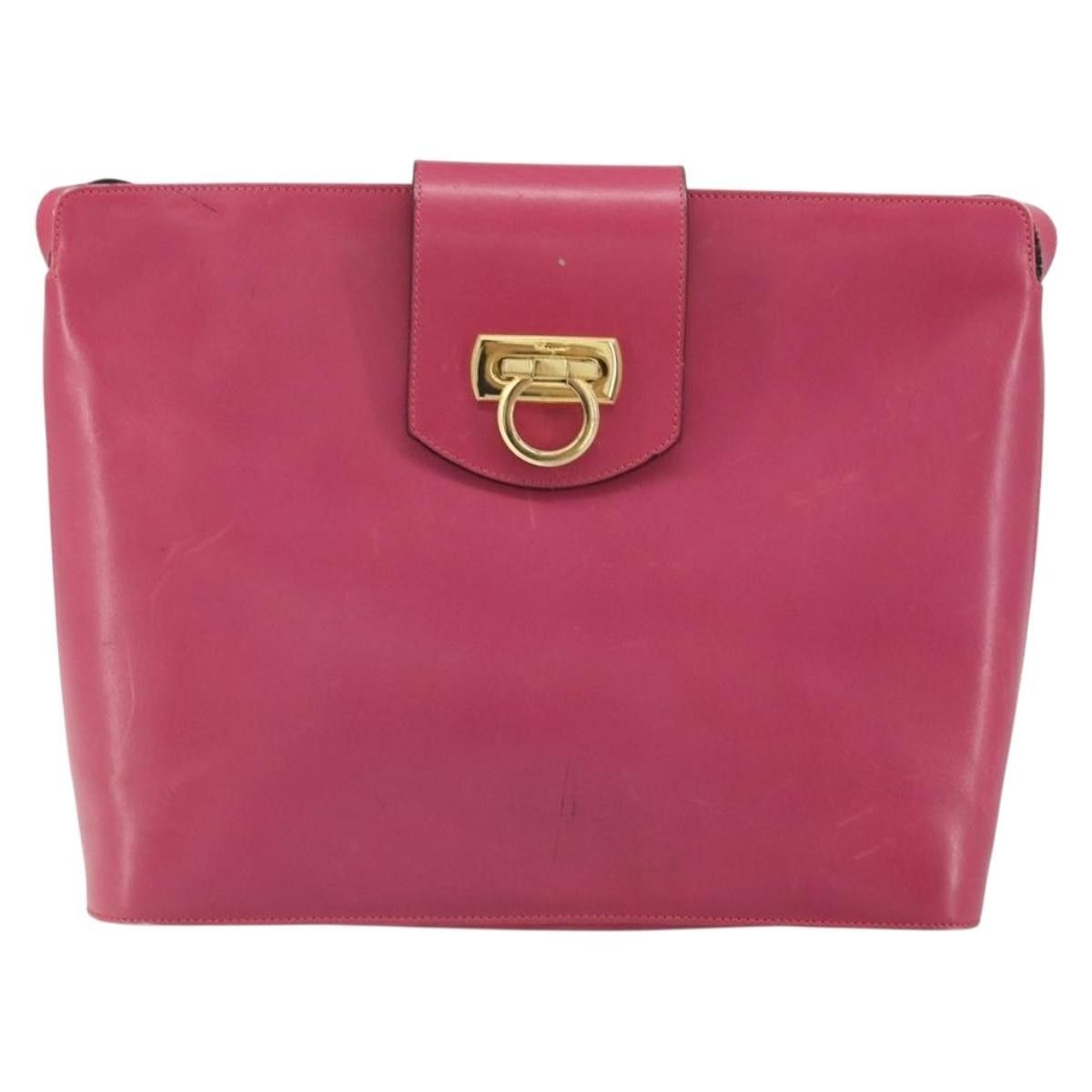 Salvatore Ferragamo Salvatore Ferragamo Gancini Leather Size ONE SIZE - 1 Thumbnail