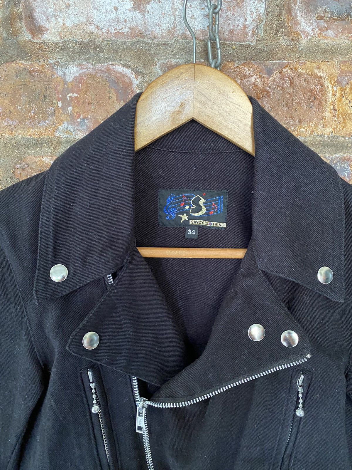 Lad Musician 1990s Savoy Clothing Japan Punk Rider double collar jacket Size XS / US 0-2 / IT 36-38 - 5 Thumbnail