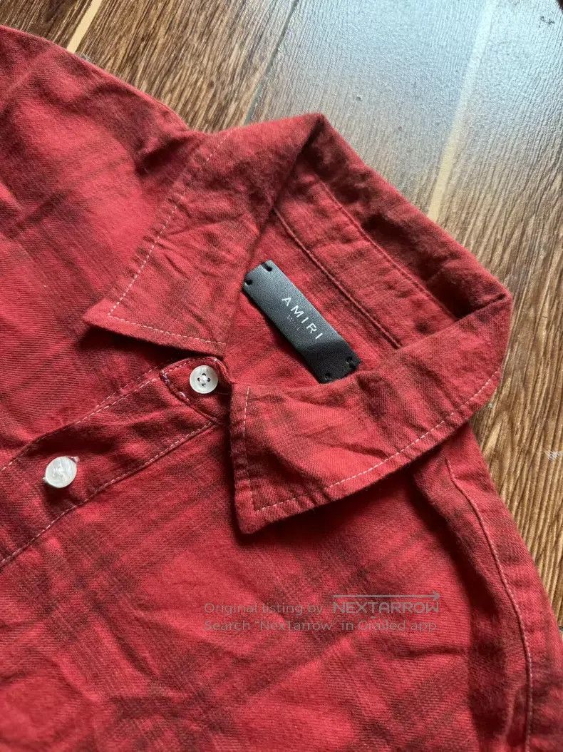 Amiri Amiri Red shark shirt Size US S / EU 44-46 / 1 - 8 Thumbnail