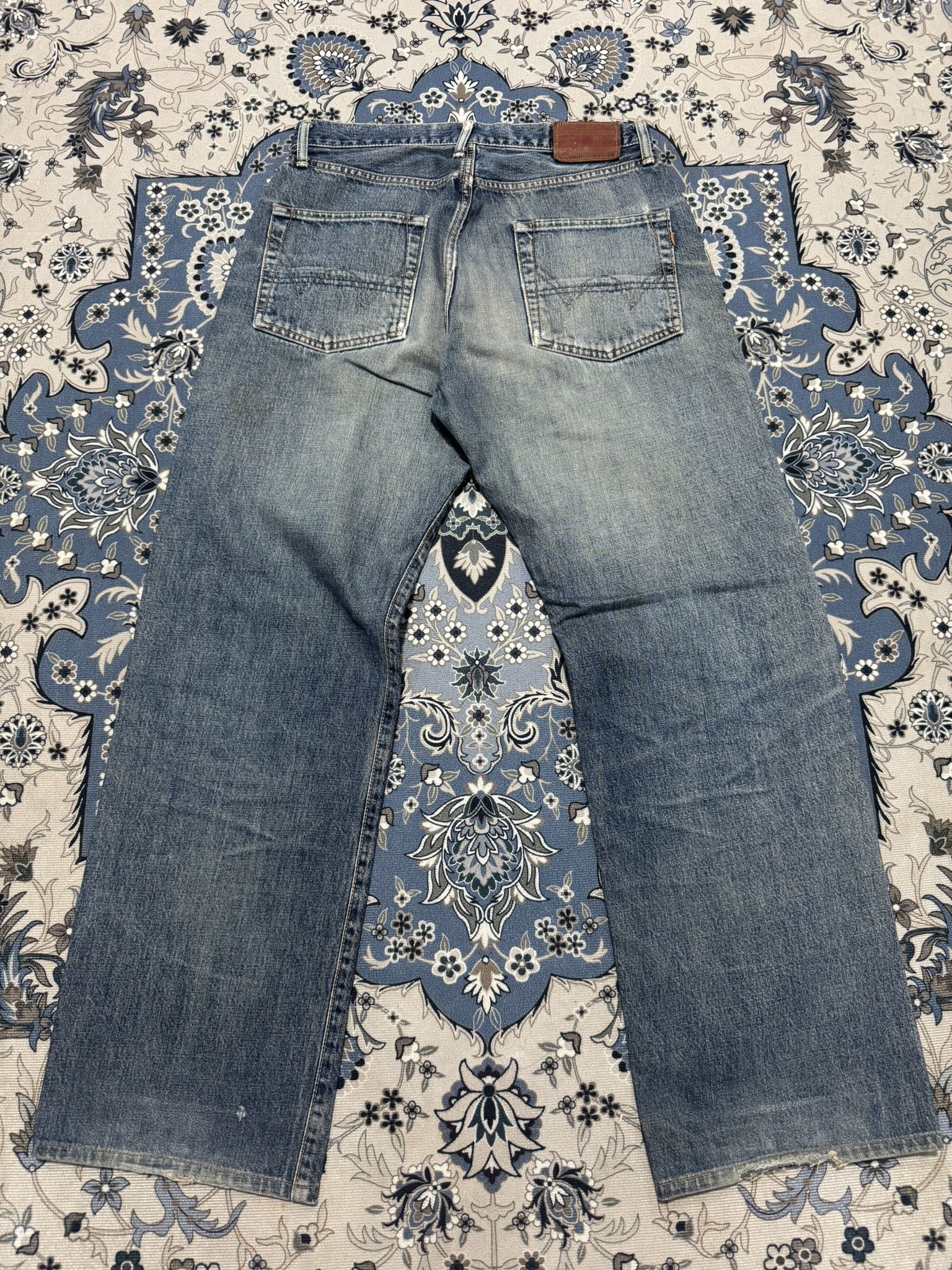 Edwin × Japanese Brand Vintage Edwin 505 Zipper Selvadge Redline Distressed Jeans Size US 31 - 2 Thumbnail