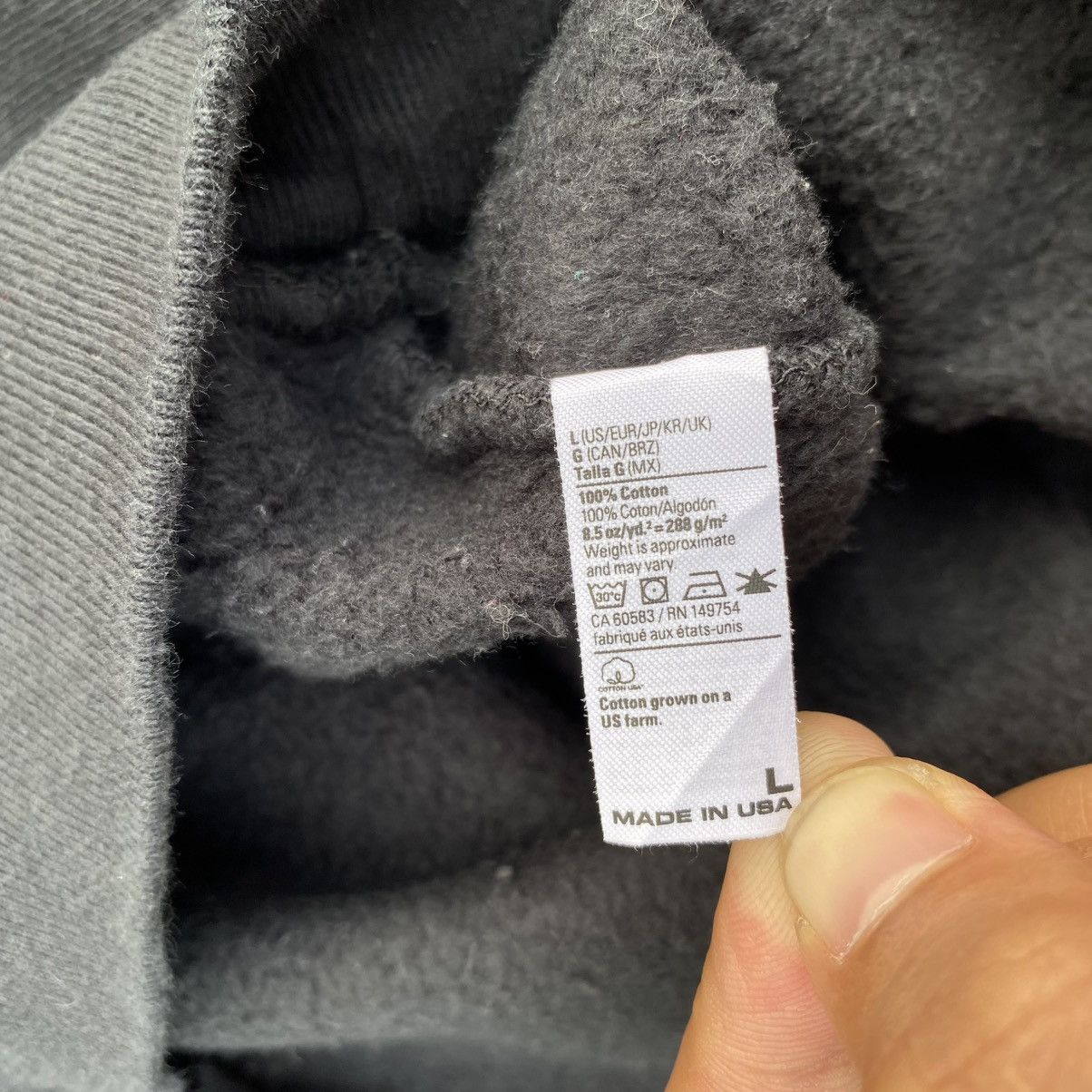 Kanye West × Los Angeles Apparel LAA kanye west 14oz heavy weight hoodie Size US L / EU 52-54 / 3 - 6 Thumbnail
