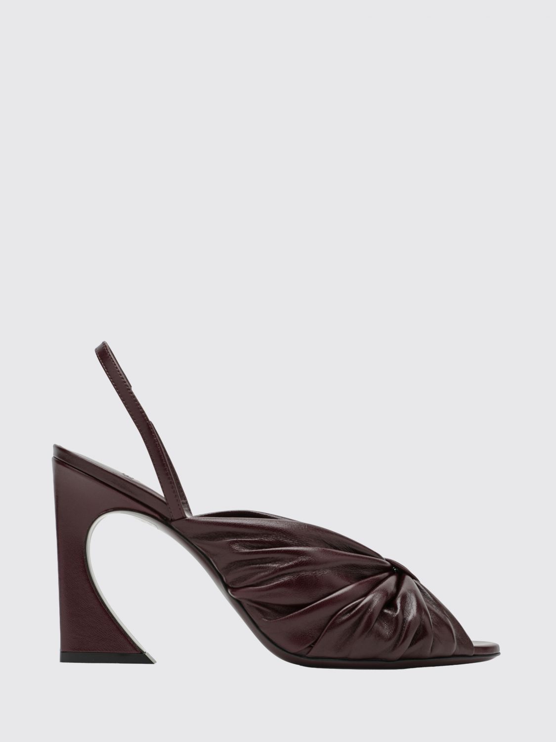 Fendi Fendi Heeled Sandal Woman Plum Size US 8.5 / IT 38.5 - 1 Thumbnail
