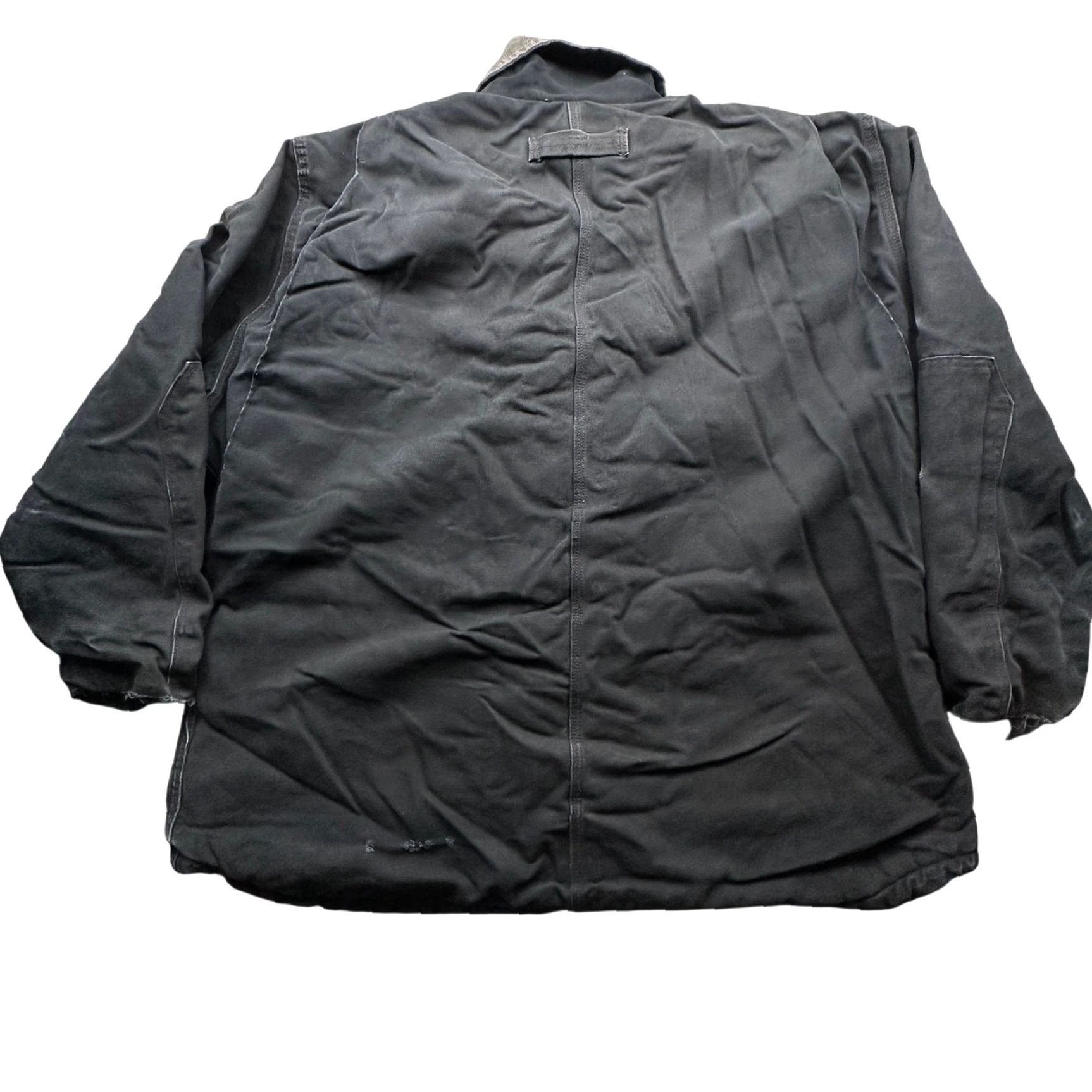 Dickies VINTAGE Dickies Coat Jacket Work Chore Black 2XL Mens Distressed Pockets Zipper Size US XXL / EU 58 / 5 - 2 Thumbnail