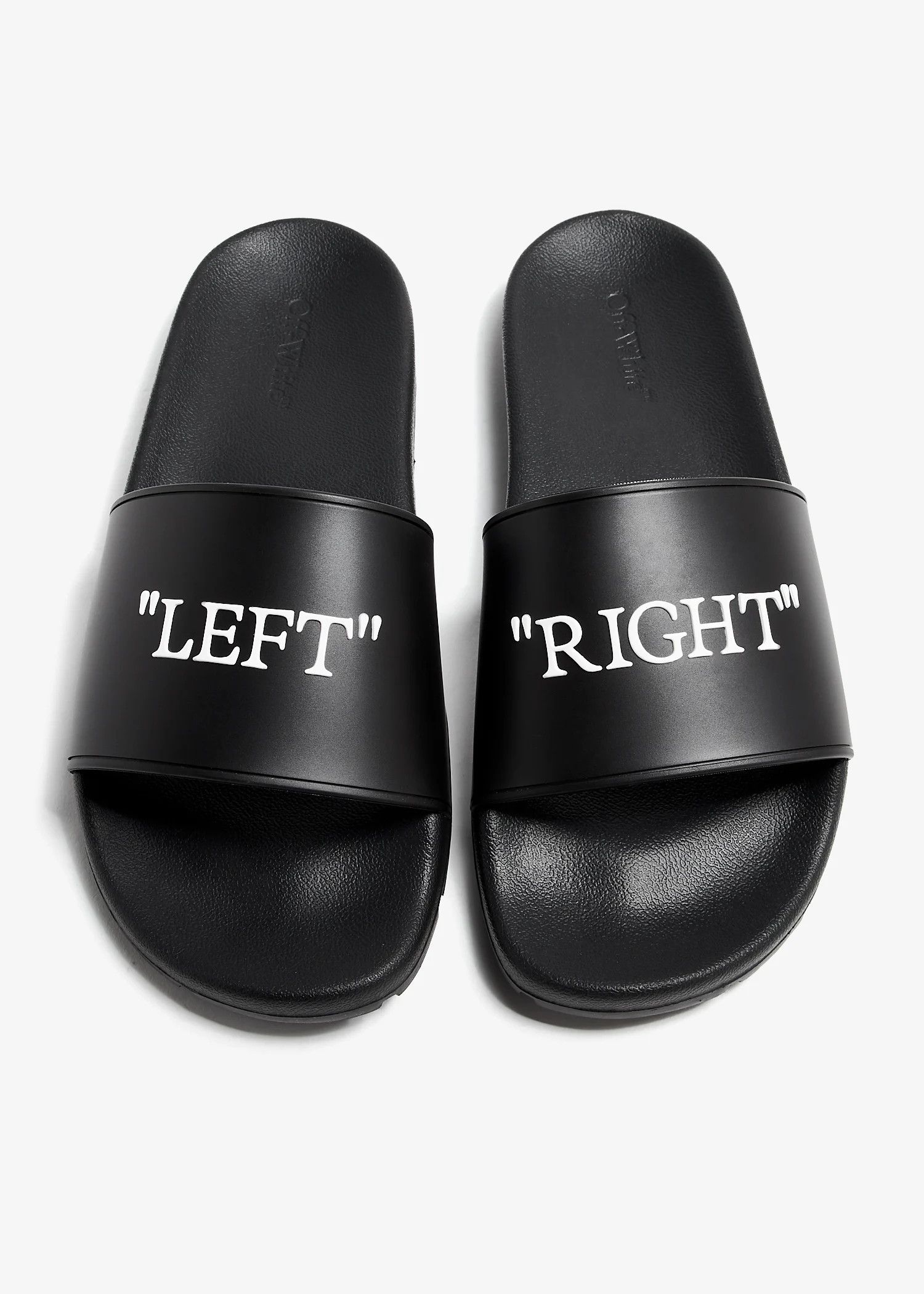 Off-White o1s22i1n1124 Rubber Slides in Black Size US 8 / EU 41 - 5 Thumbnail