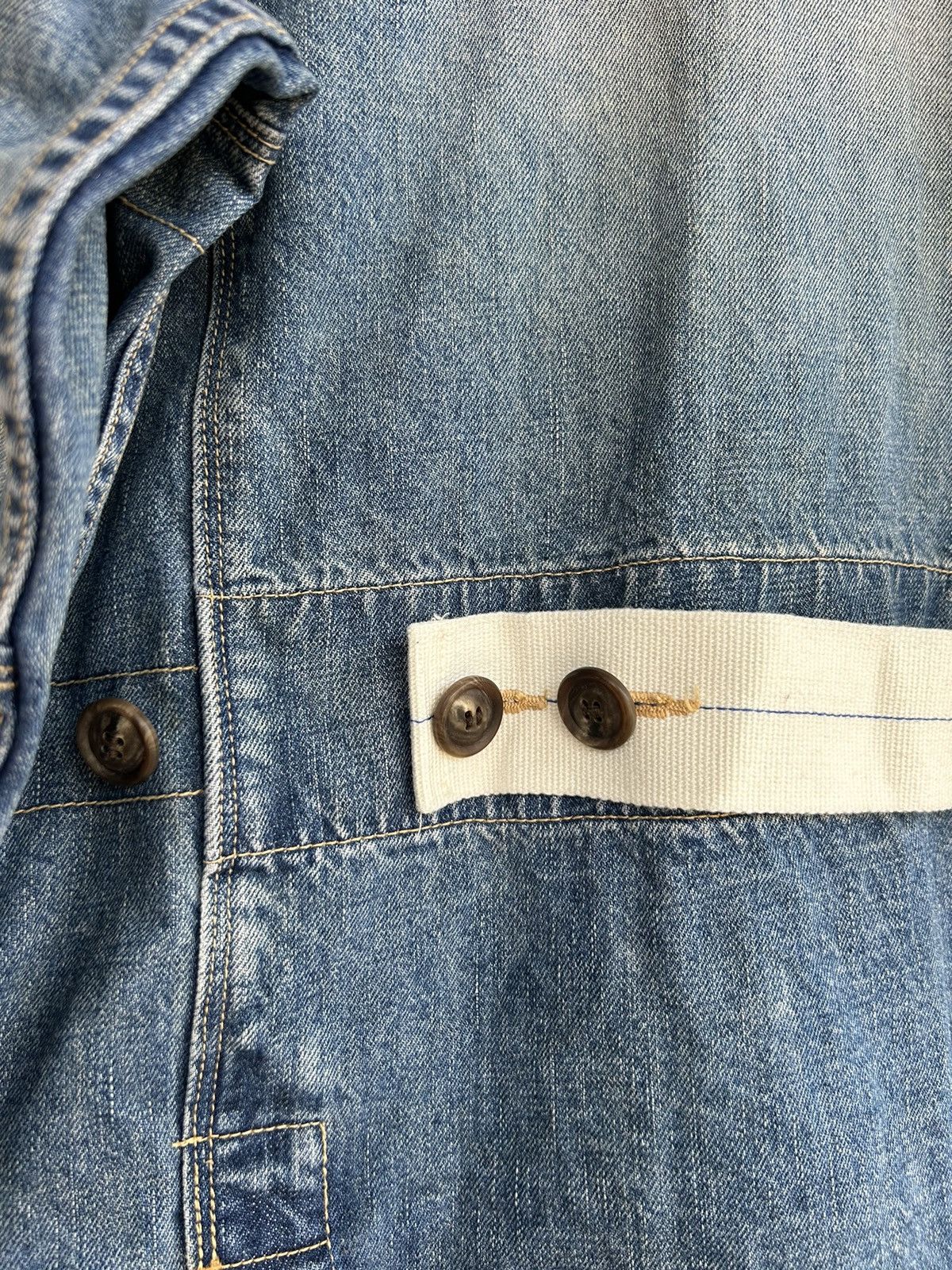 Paul Smith × R.Newbold R Newbold Multi Pocket Trucker Denim Jacket Size US M / EU 48-50 / 2 - 10 Thumbnail