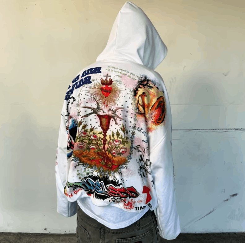Japanese Brand casual oversized baggy hoodies Size US S / EU 44-46 / 1 - 3 Thumbnail