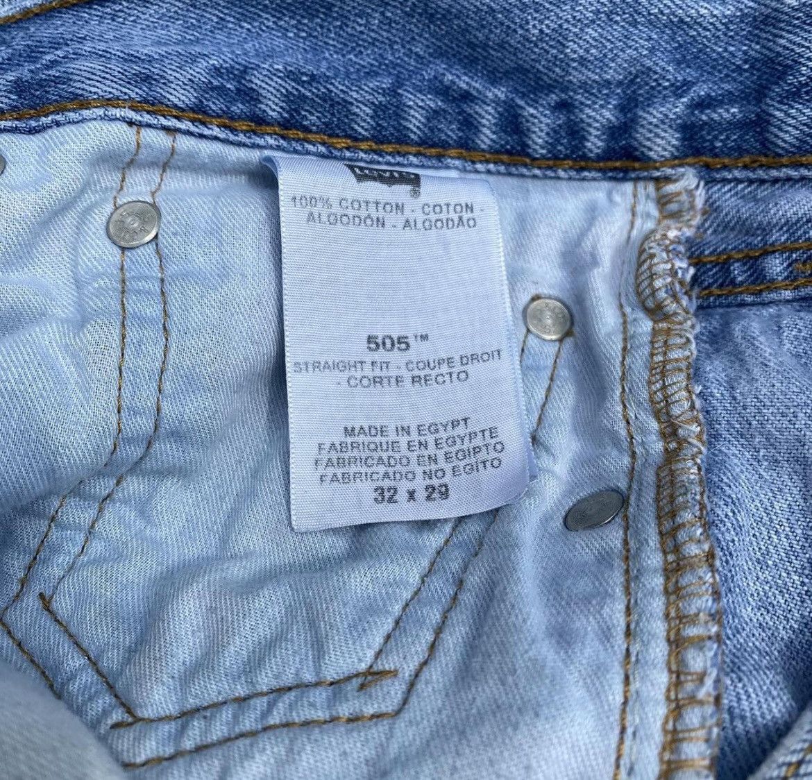 Levi's × Vintage VINTAGE LEVIS 505 Size US 33 - 4 Thumbnail