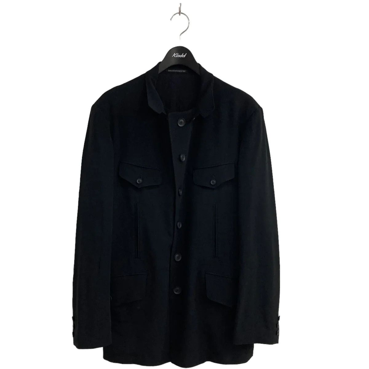 image of Yohji Yamamoto Pour Homme Reversible Jacket in Black, Men's (Size Medium)