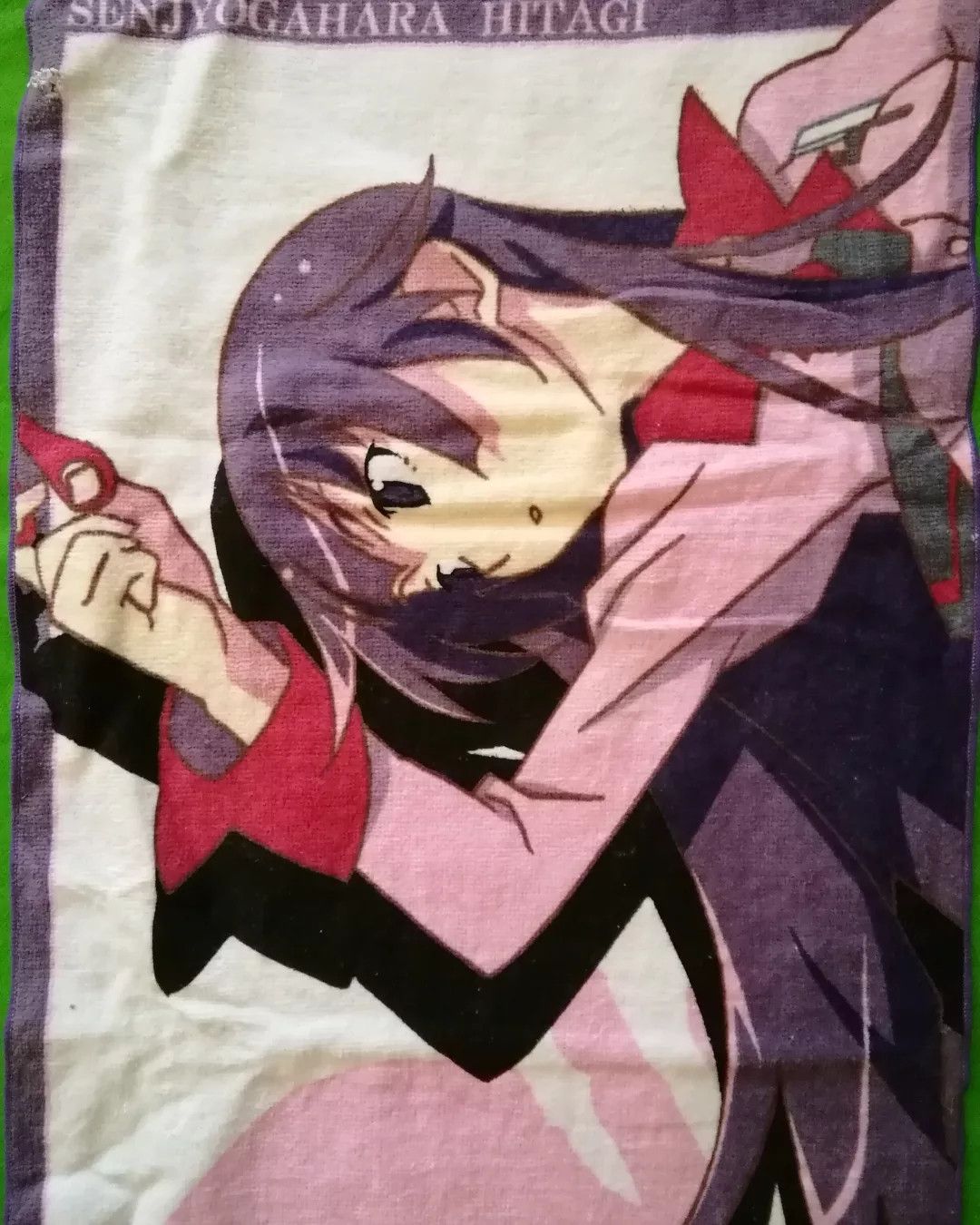 Anime Bakemonogatari Hitagi Crab Anime Towel Size ONE SIZE - 3 Thumbnail
