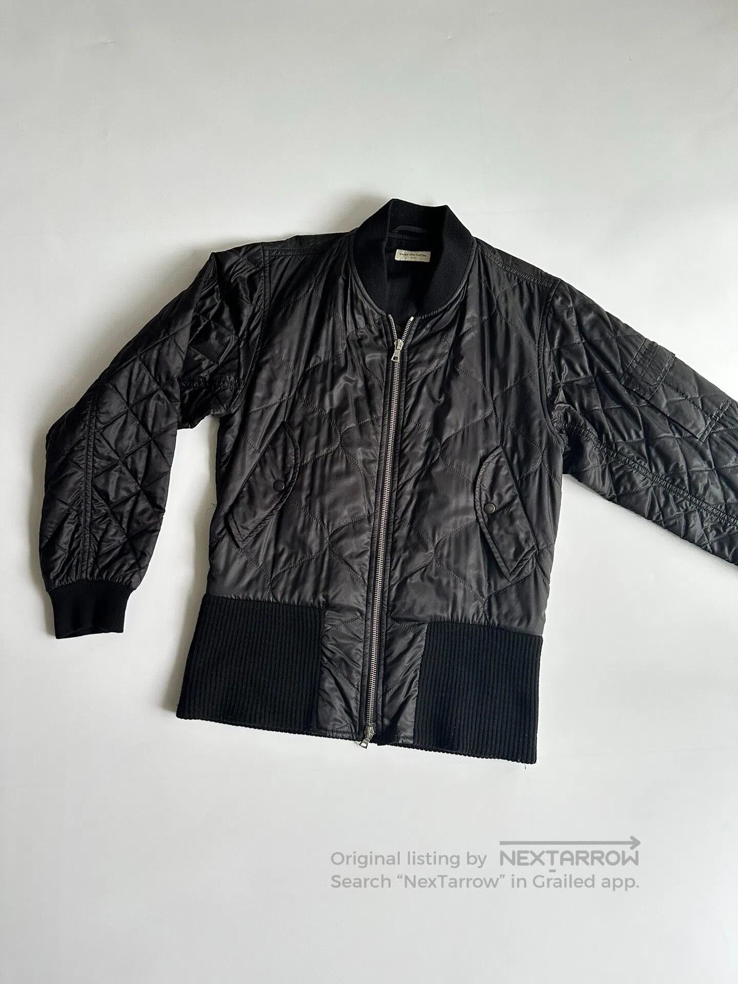 Dries Van Noten DRIES VAN NOTEN 07AW Long Threaded Lower Tail BOMBER| Size US S / EU 44-46 / 1 - 2 Thumbnail