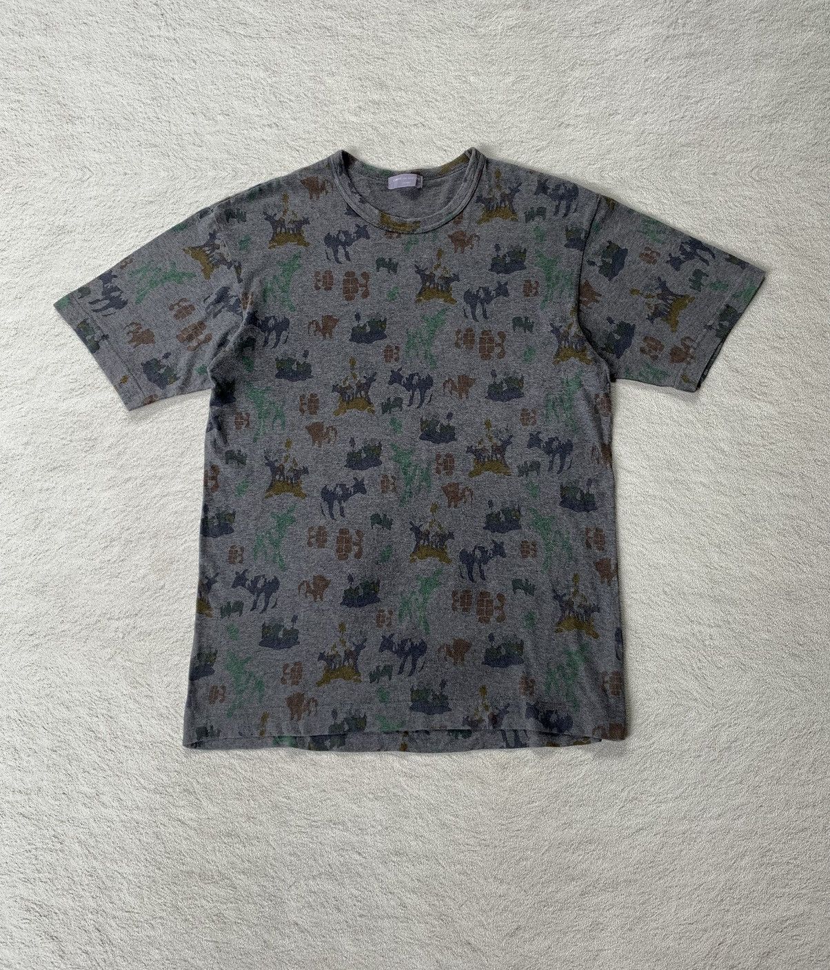 Comme des Garcons AD2003 Comme des Garcons Homme Animal Print T-shirt Size US M / EU 48-50 / 2 - 1 Thumbnail