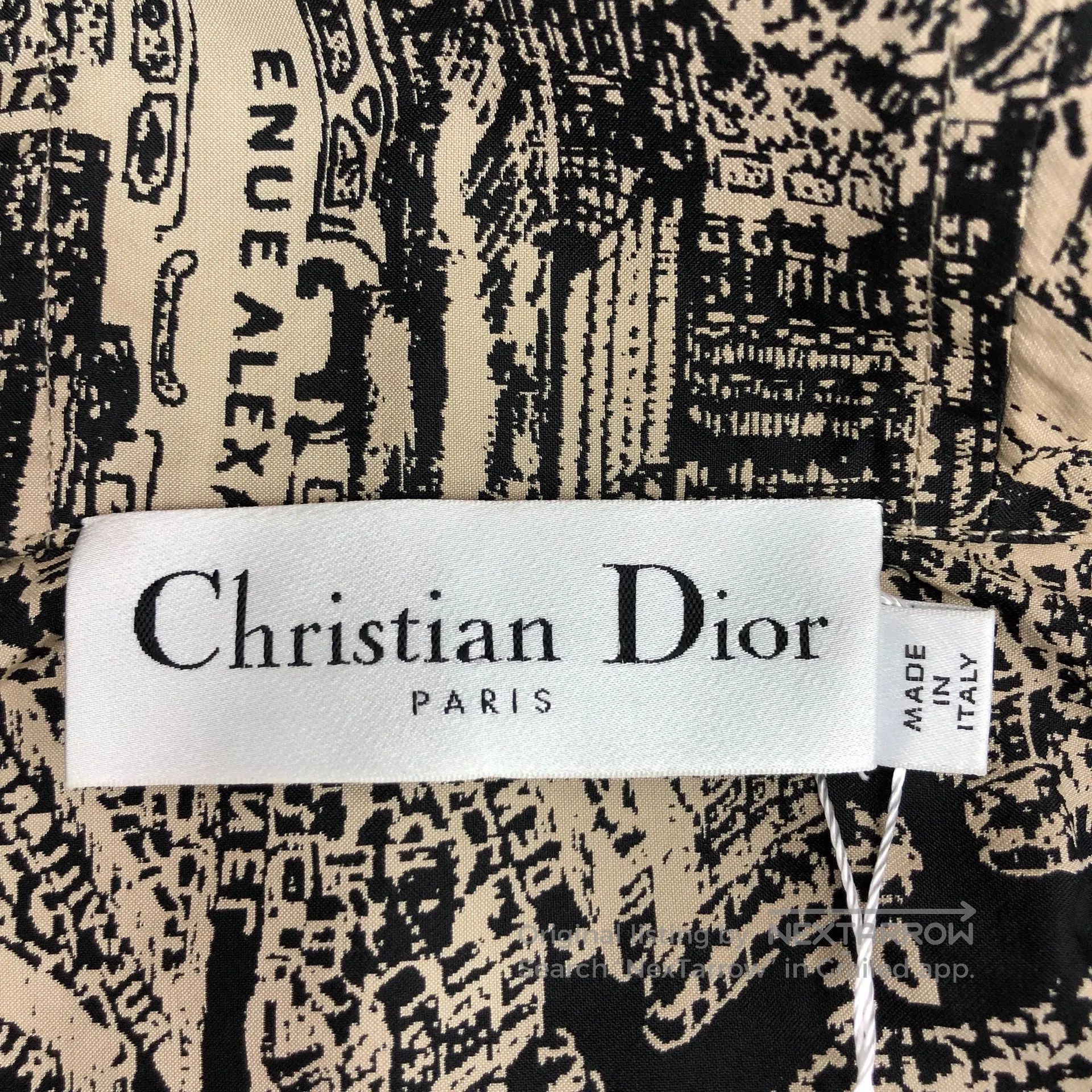 Dior Dior Brown City Map Printed Hooded Zipper Long Sleeve Jack Size US XS / EU 42 / 0 - 5 Thumbnail