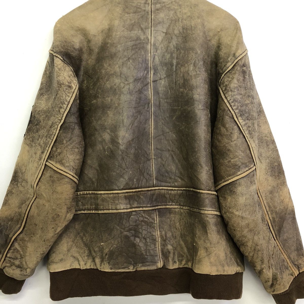 Japanese Brand SUB Urban Tokyo Leather Military Style Patches Jacket Size US L / EU 52-54 / 3 - 11 Thumbnail