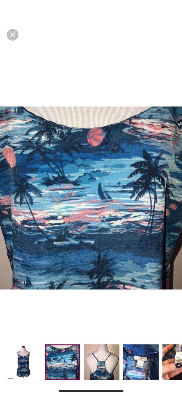 J.Crew J. Crew racerback beach tank top size 4 Size S / US 4 / IT 40 - 5 Thumbnail