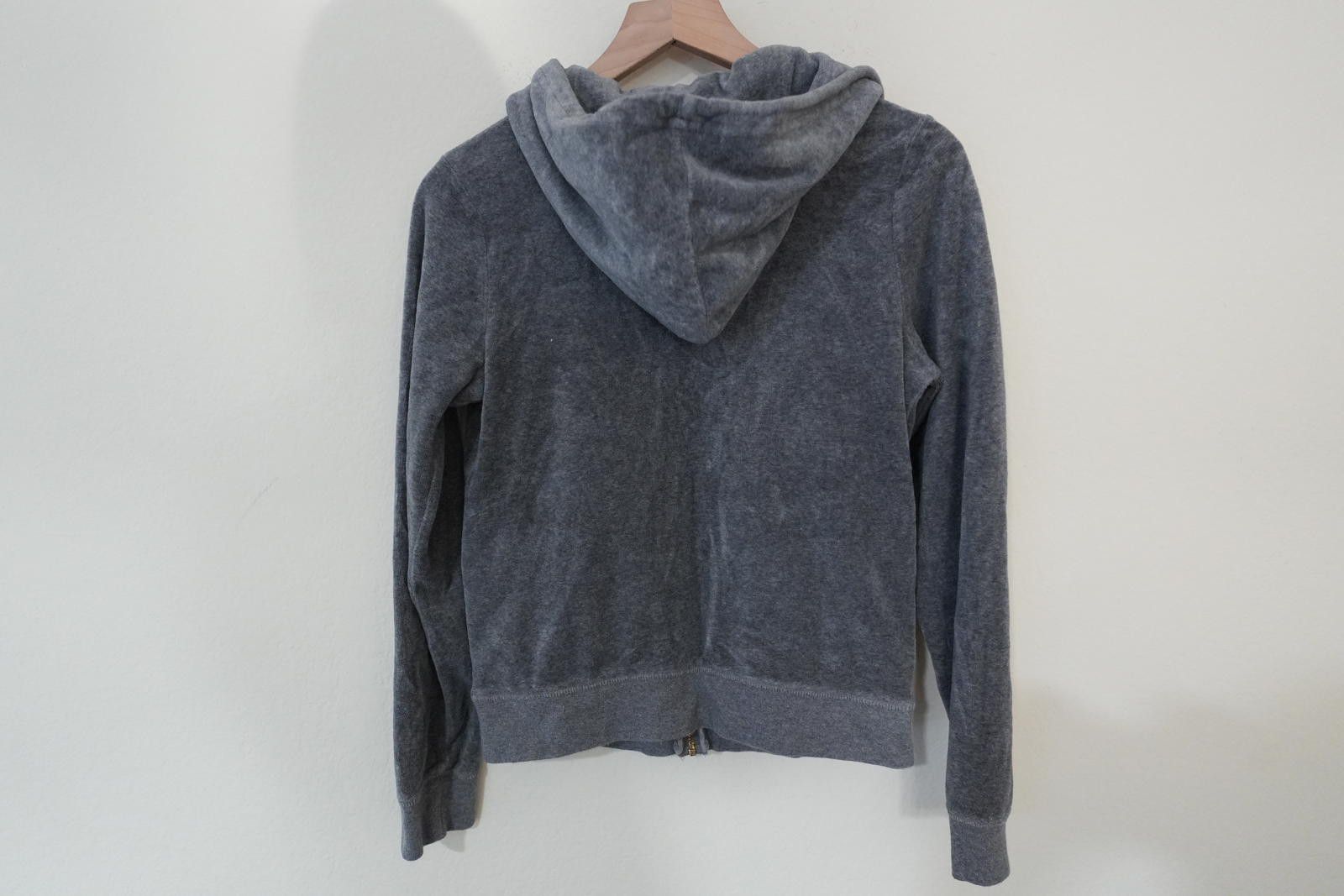 Other Juicy Couture Jacket Women's M Grey VTG Y2K Track Velour Size M / US 6-8 / IT 42-44 - 5 Thumbnail