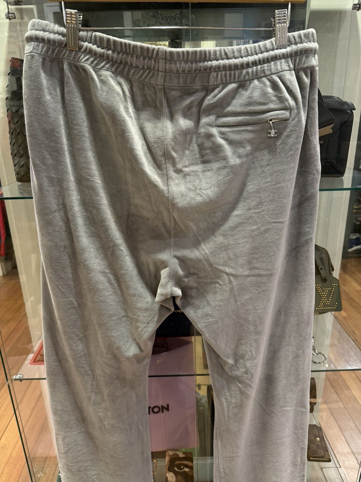 Celine Celine Velvet Tracksuit Pants Size US 34 / EU 50 - 4 Thumbnail