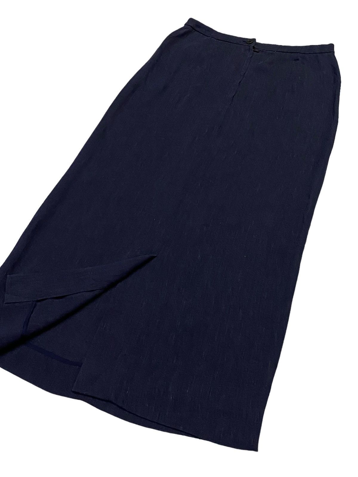 Hermes Vintage Hermes Double Pocket Midi Skirt Size 27" / US 4 / IT 40 - 22 Thumbnail