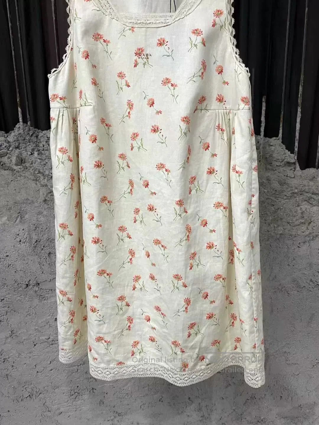 Prada floral print sleeveless dress by Prada. Size S / US 4 / IT 40 - 5 Thumbnail