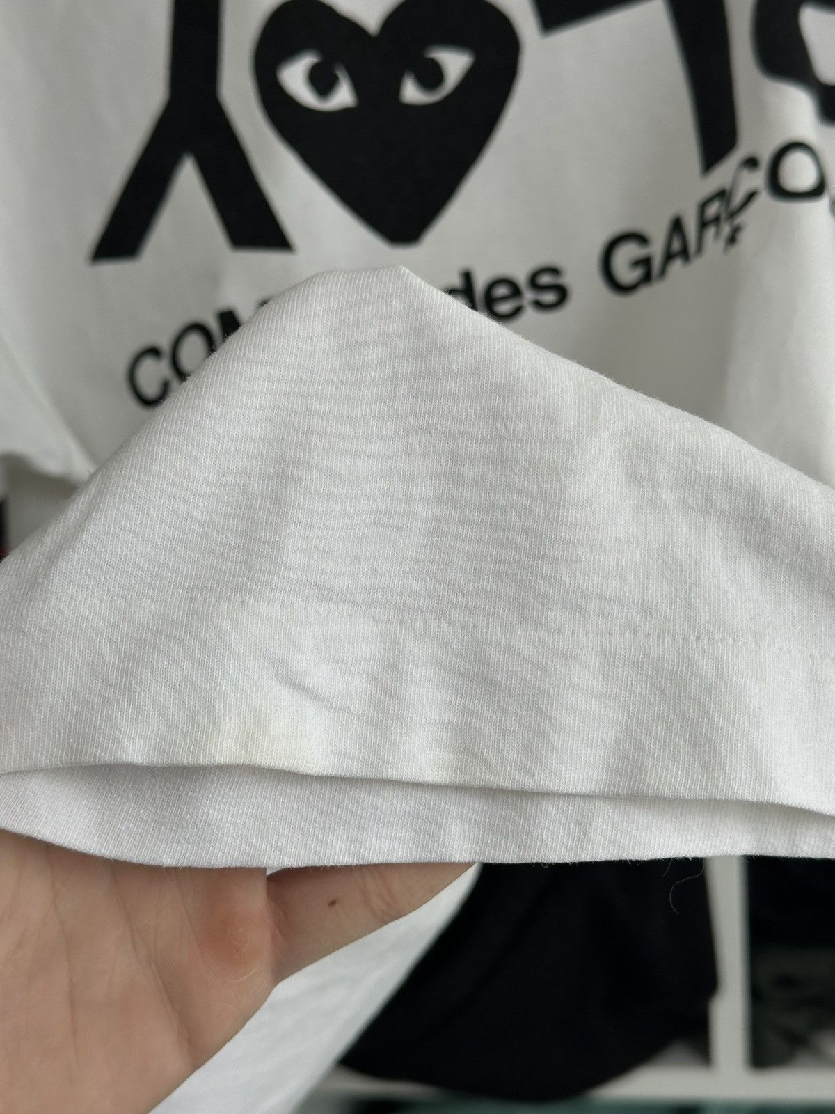 Comme des Garcons 🔥VINTAGE COMME DES GARCONS REVERSE LOGO HEART T SHIRT🔥 Size US L / EU 52-54 / 3 - 7 Thumbnail