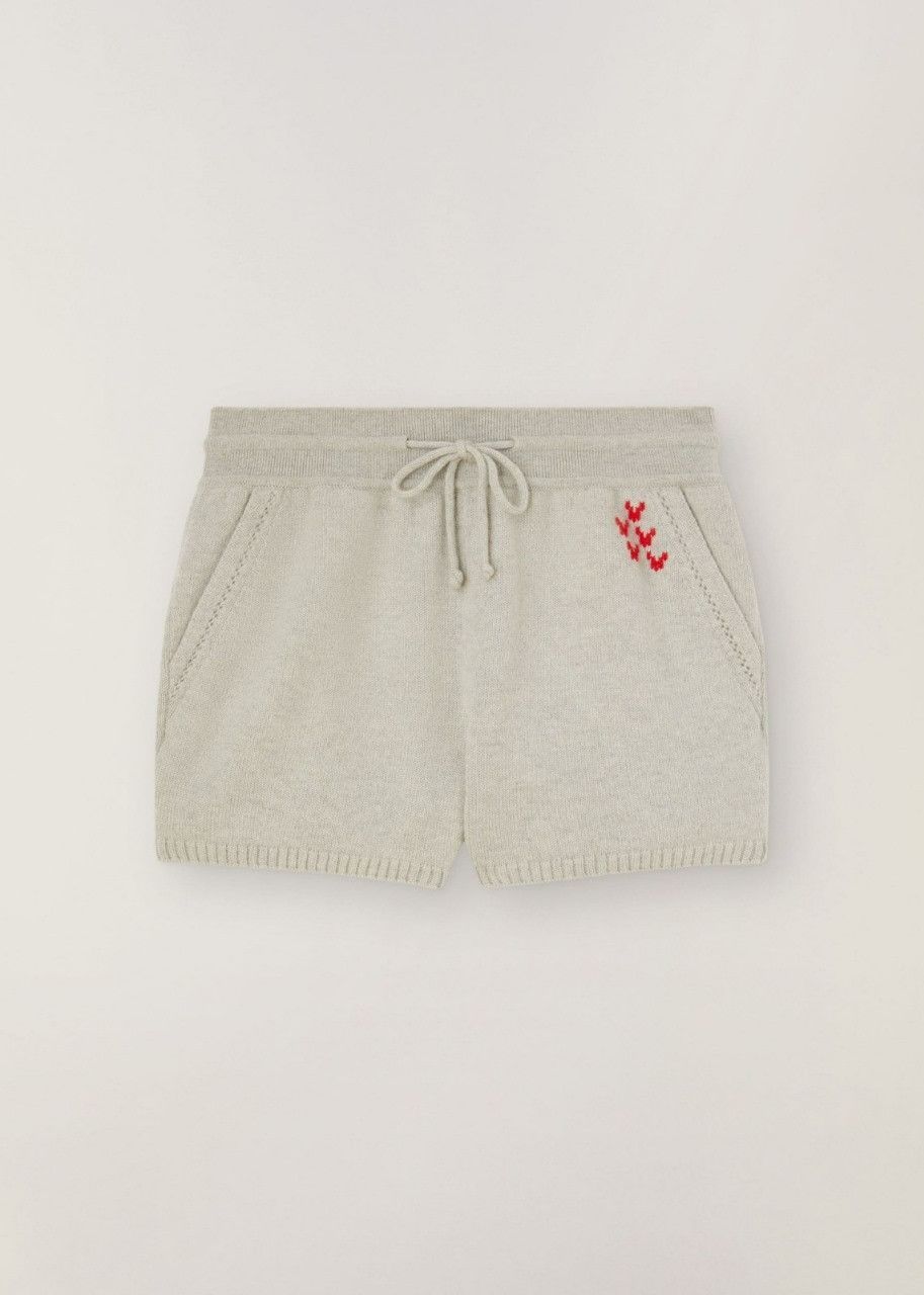 image of Loro Piana O1Srvl11E0524 Shorts In Silver, Women's (Size 27)
