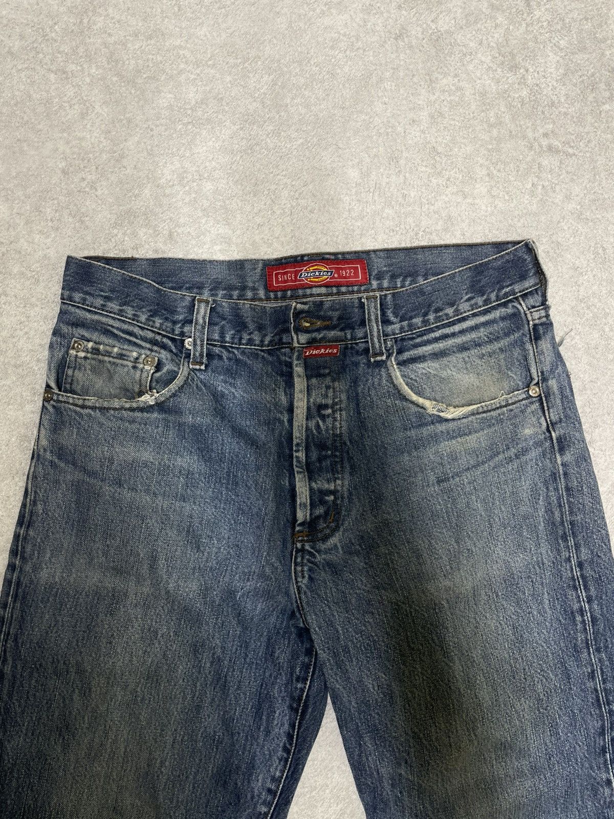 Dickies × If Six Was Nine × Le Grande Bleu (L.G.B.) Y2K Distress Dickies Cuffs Denim IFSIXWASNINE Style Size US 31 - 9 Thumbnail