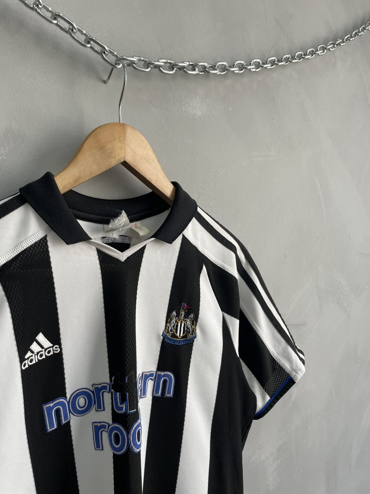 Adidas Rare soccer jersey New castle adidas y2k blokecore 2002 Size US S / EU 44-46 / 1 - 5 Thumbnail