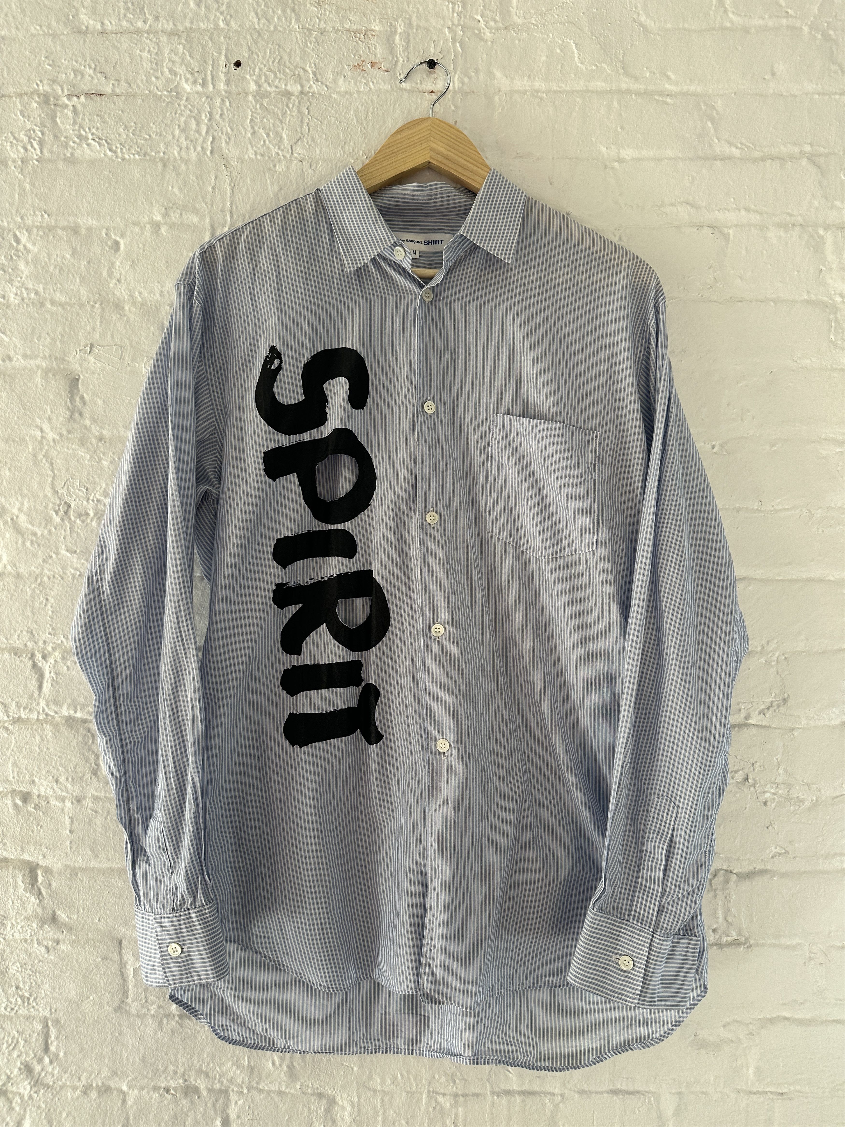 Comme des Garcons SHIRT Striped Button Up Shirt