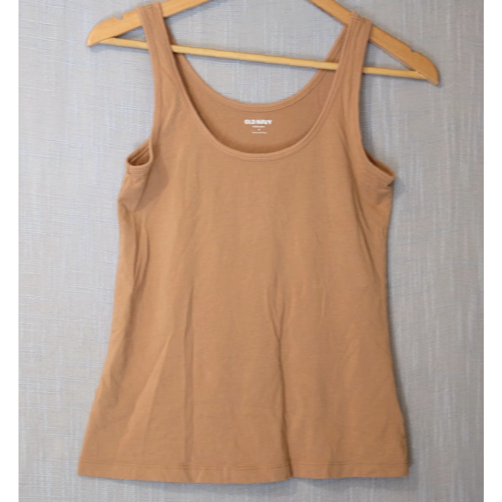 Old Navy EUC Old Navy First Layer Scoop Neck Tank Top Brown Super Soft Womens S Tank S Adults? Size S / US 4 / IT 40 - 2 Thumbnail