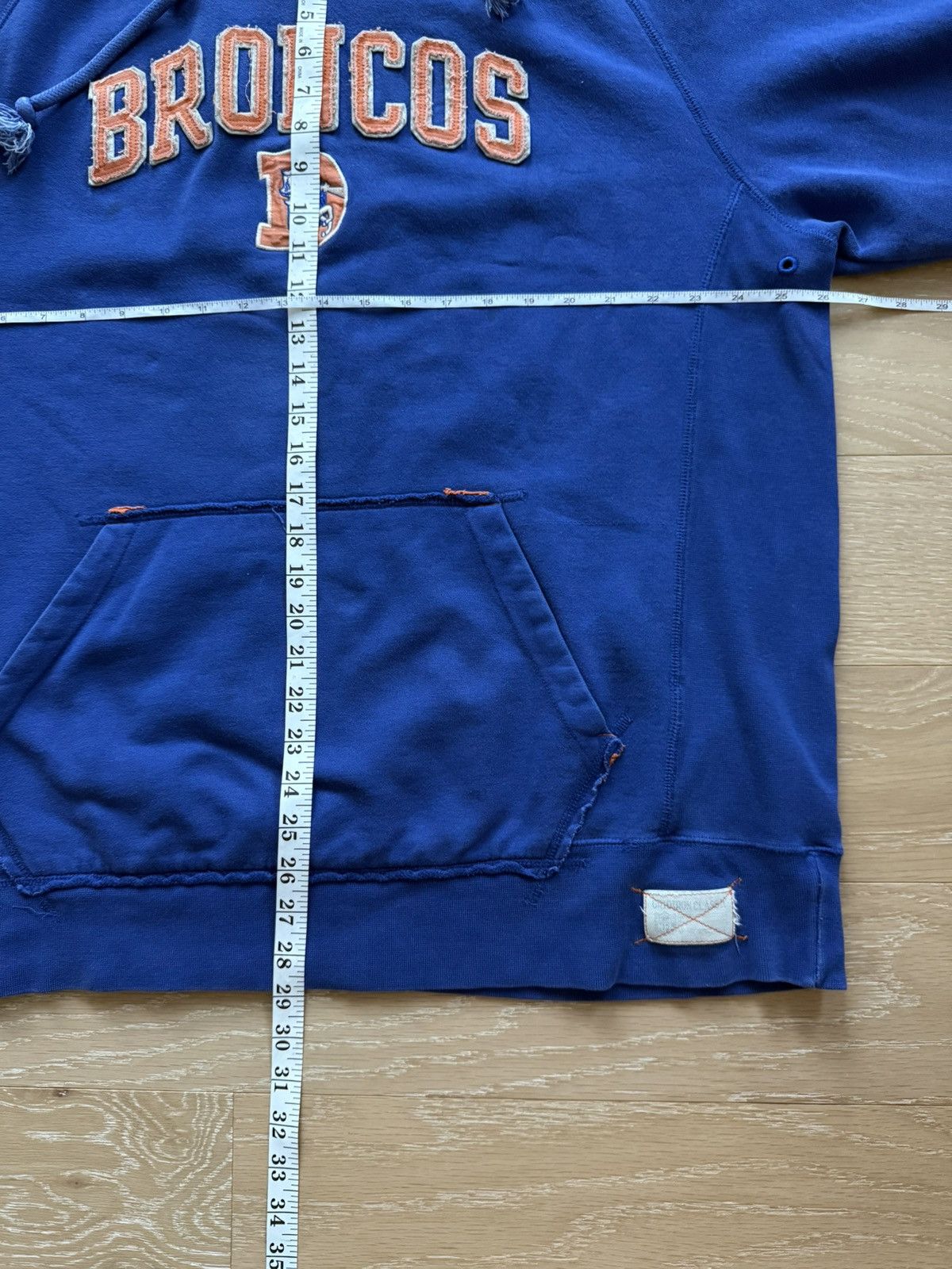 NFL Vintage Denver Broncos Hoodie Size US XL / EU 56 / 4 - 4 Thumbnail