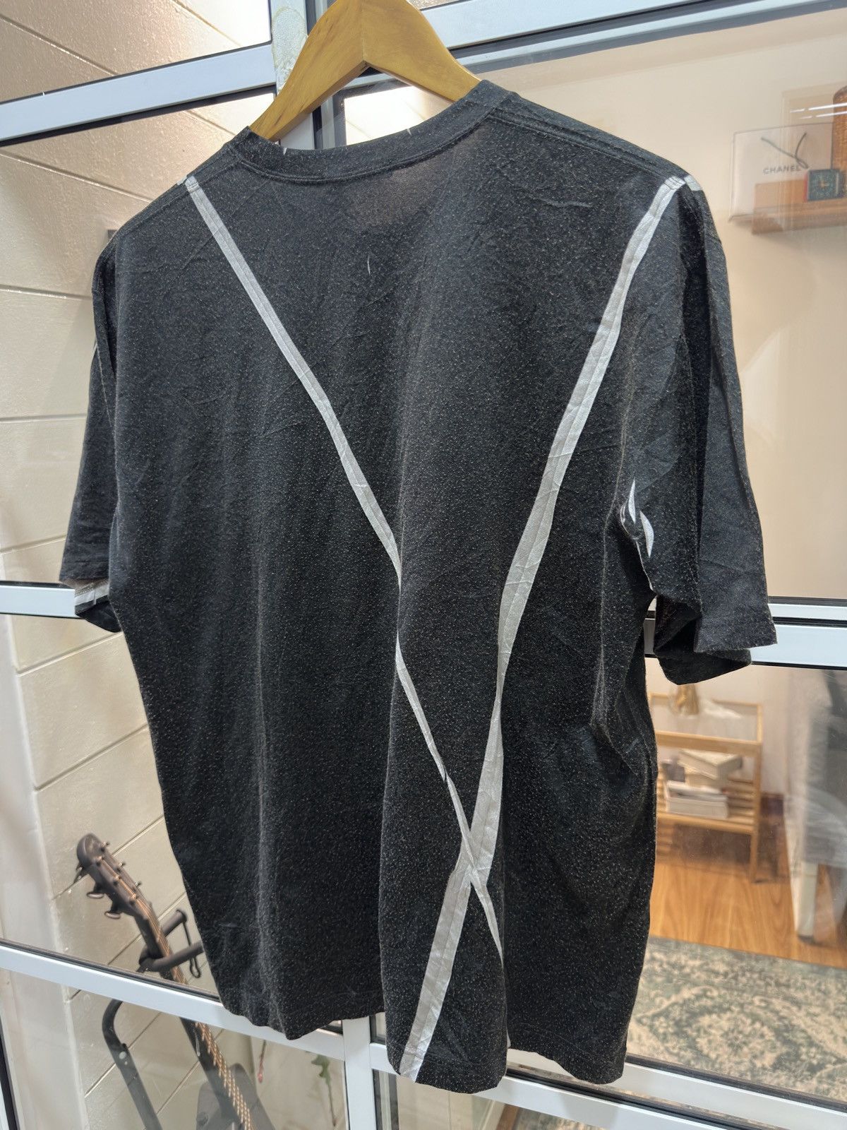 Issey Miyake SS04 Issey Miyake Curved Tape Line T-Shirt Size US M / EU 48-50 / 2 - 10 Thumbnail