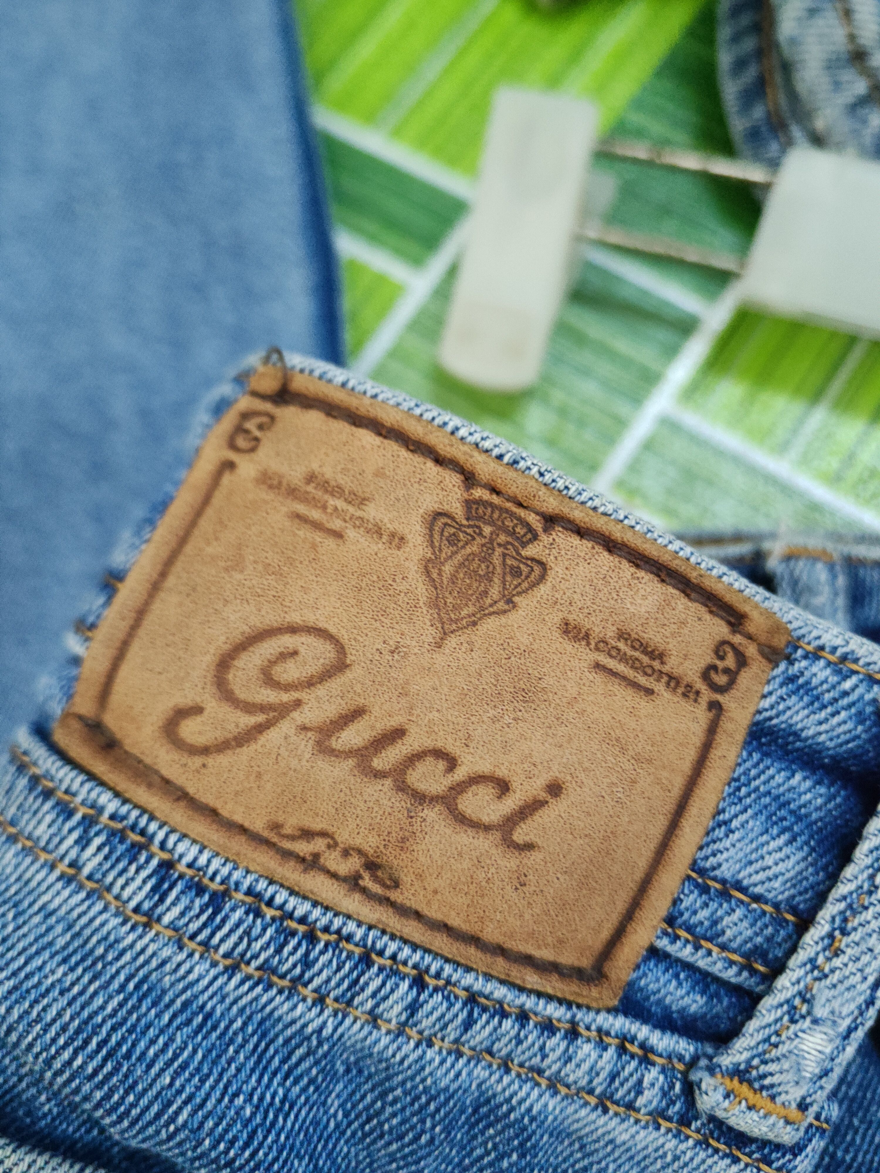 Vintage vintage Blue Distressed Ripped Jeans #W2067 Size 28" / US 6 / IT 42 - 13 Thumbnail