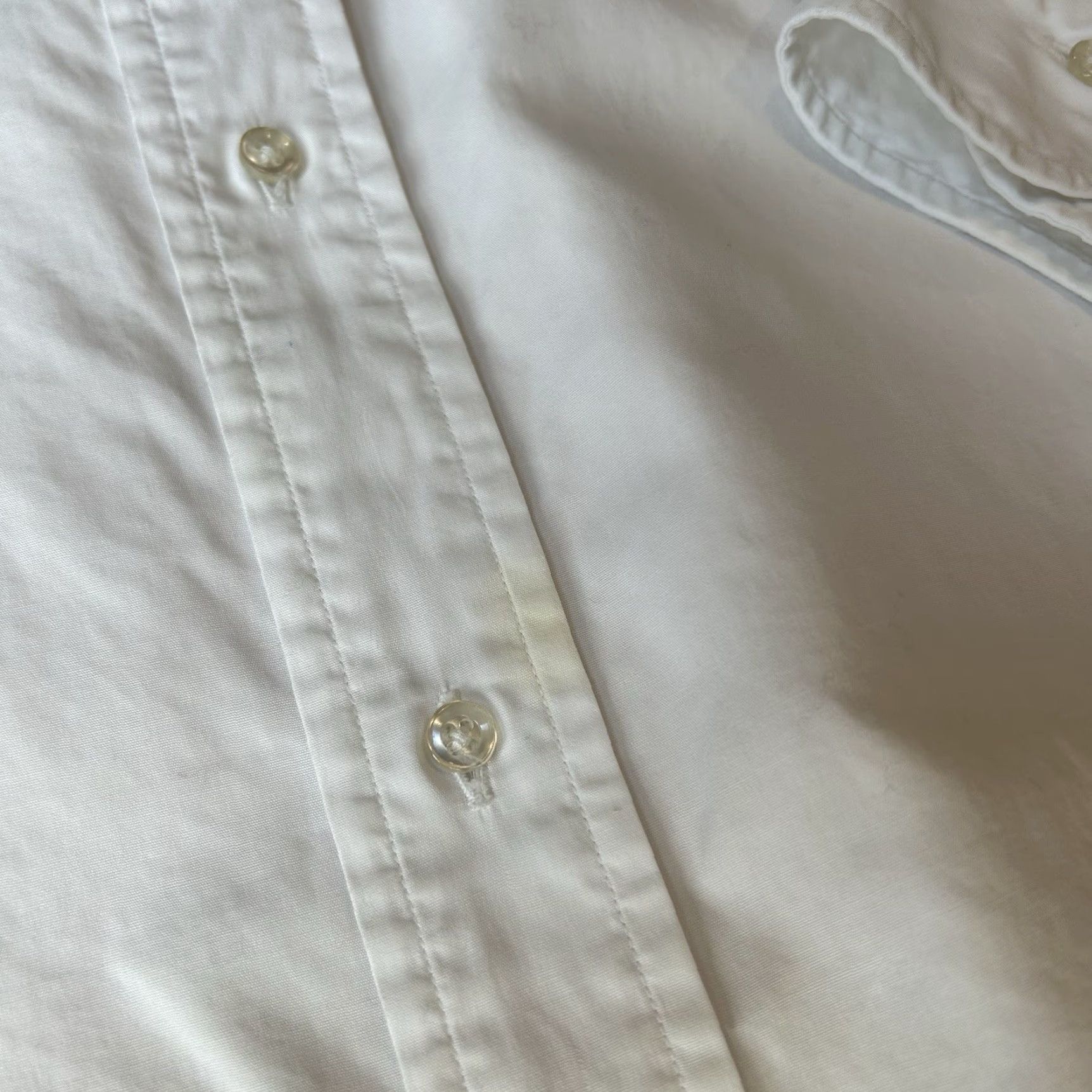 Brooks Brothers VINTAGE Brooks Brothers Makers Button-Up Shirt Long Sleeve Mens 15.5-2 White Striped Cotton Supima Italy Machine Washable Size US M / EU 48-50 / 2 - 4 Thumbnail