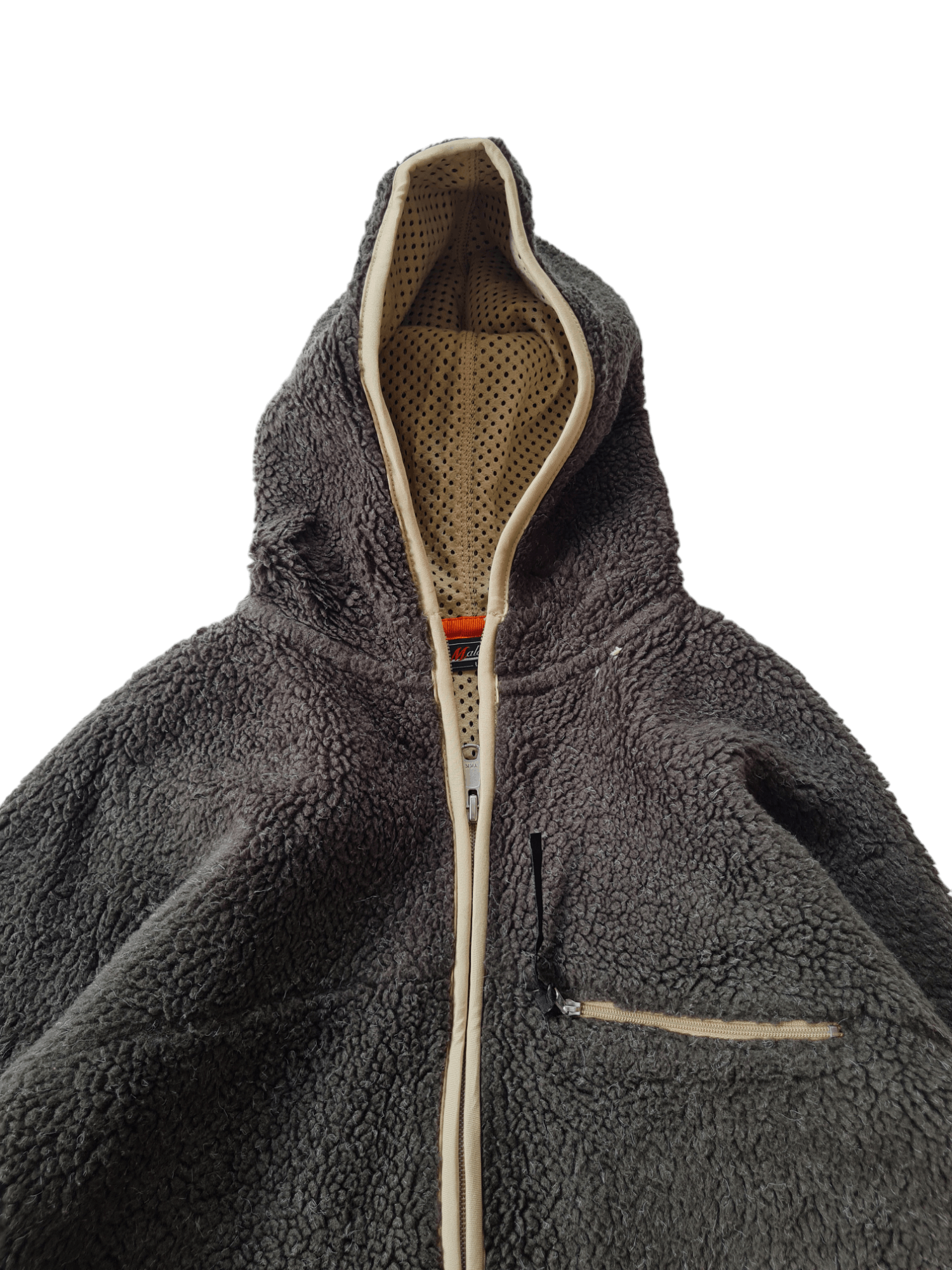 Vintage Maladoy Sherpa Jacket Hoodie Size US L / EU 52-54 / 3 - 4 Thumbnail