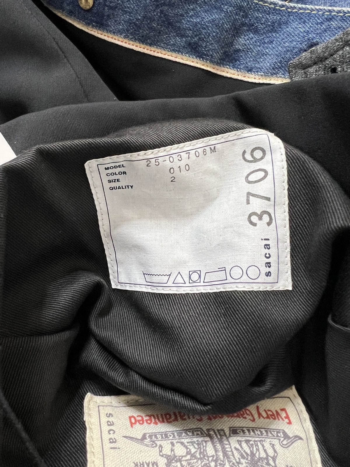 Sacai BNWT Levis + Sacai Reversible Blazer Denim Jacket w/ Pins Size US M / EU 48-50 / 2 - 9 Thumbnail