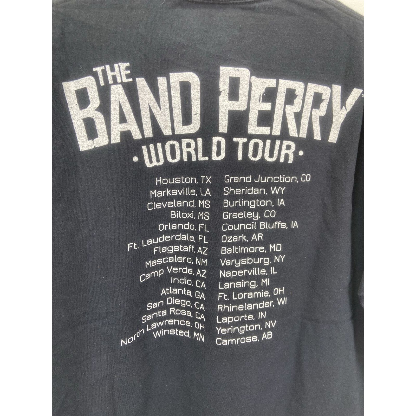 Band Tees The Band Perry World Tour Country Print T-Shirt Size XL Size US XL / EU 56 / 4 - 5 Thumbnail