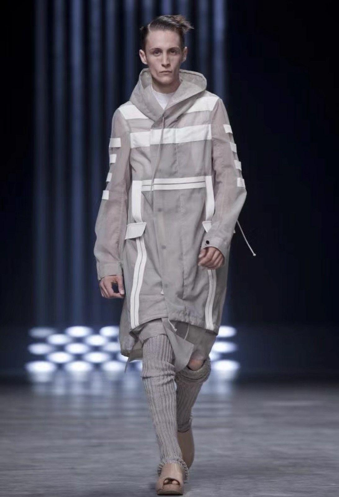 Rick Owens Rick Owens 13SS Runway Sheer Mesh Tape Fishtail Coat Size US M / EU 48-50 / 2 - 8 Thumbnail